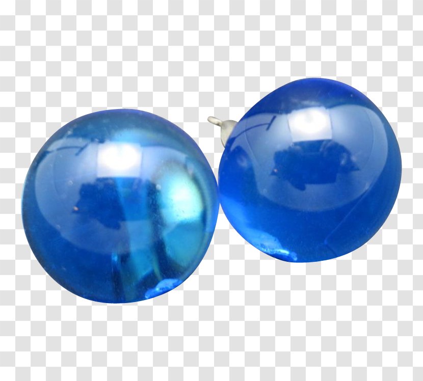 Earring Sapphire Body Jewellery Bead Christmas Ornament - Sphere Transparent PNG