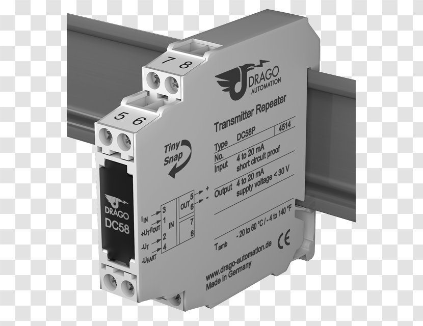 Electronic Component Isolation Amplifier Signal Current Loop Load Cell - Repeater Transparent PNG