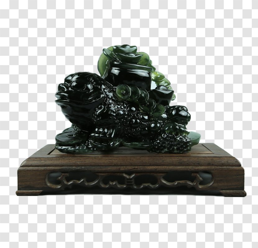 Hotan Jade Sculpture - Statue - Original Stone Carving Yu Chan Transparent PNG