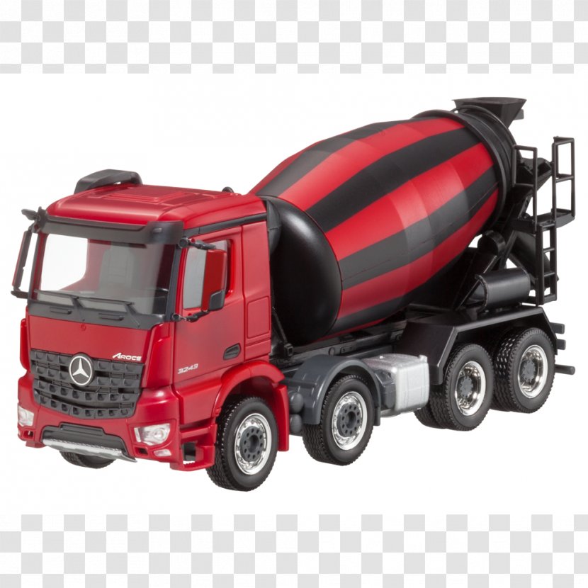 Mercedes-Benz Model Car Commercial Vehicle Cement Mixers - Truck - Herpa Arocs Transparent PNG