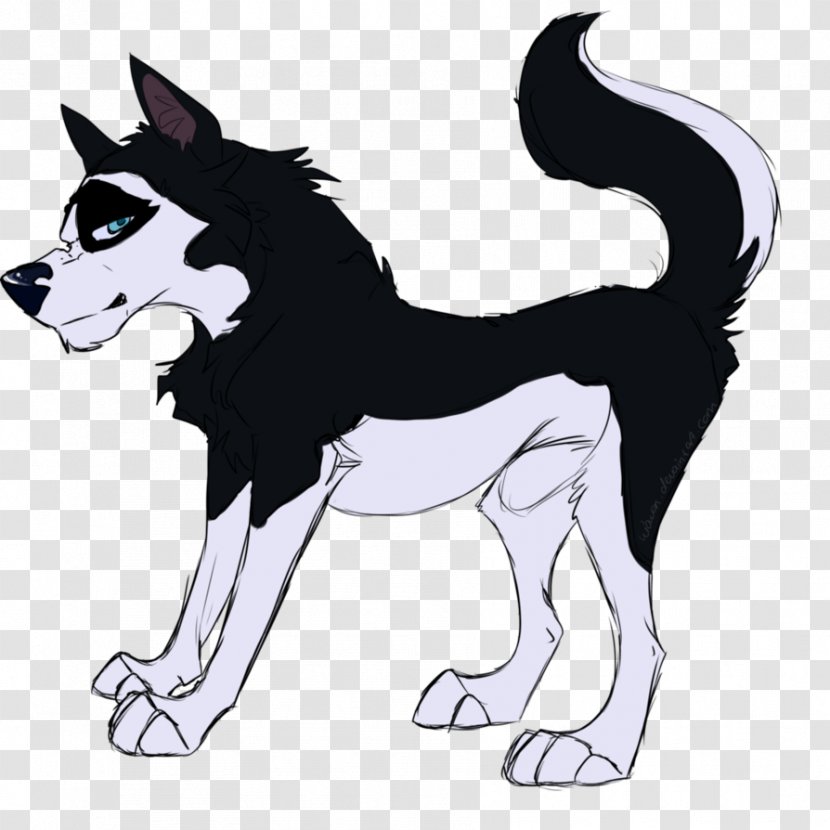 Siberian Husky Puppy Dog Breed Steele The Sled Cat - Mythical Creature Transparent PNG