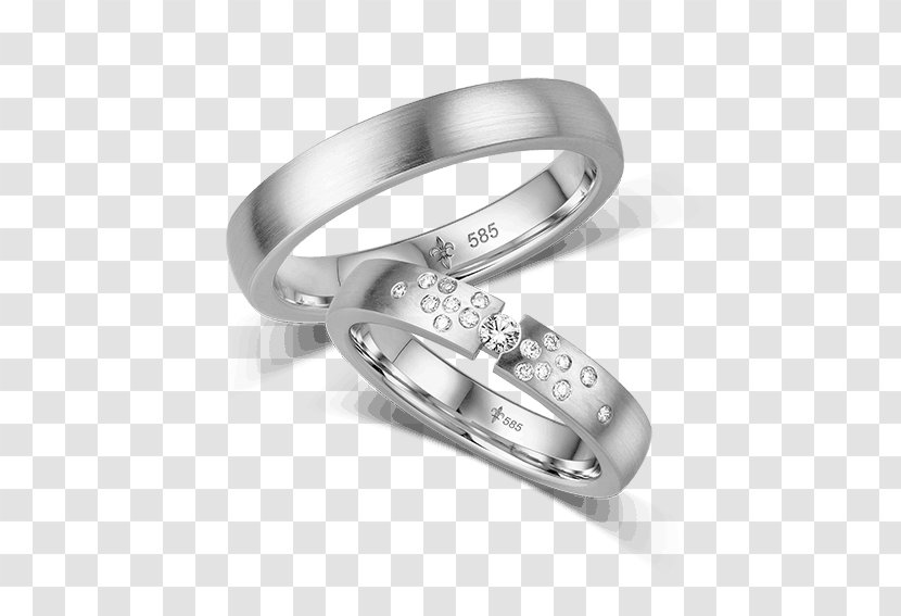 Wedding Ring Brilliant Engagement Jewellery - Jeweler Transparent PNG