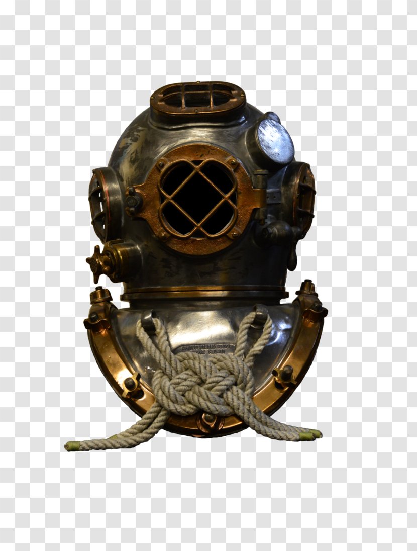 01504 - Metal - Diving Helmet Transparent PNG