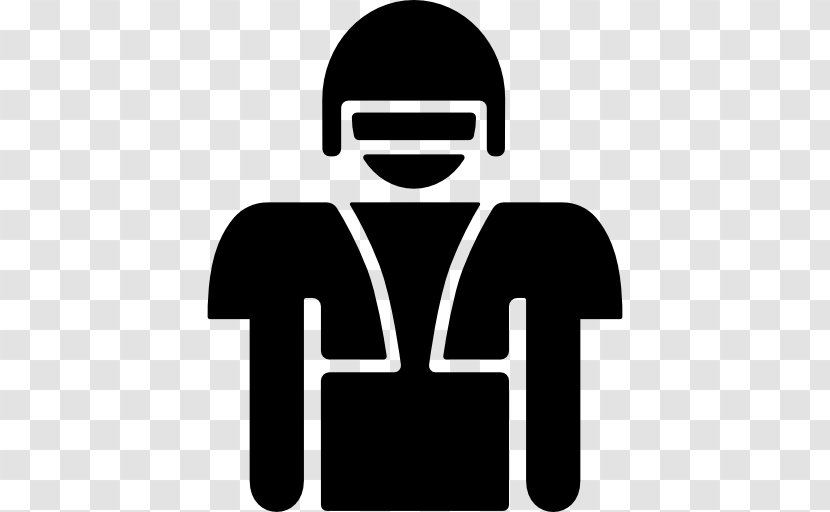 American Football Player Sport - Black Transparent PNG