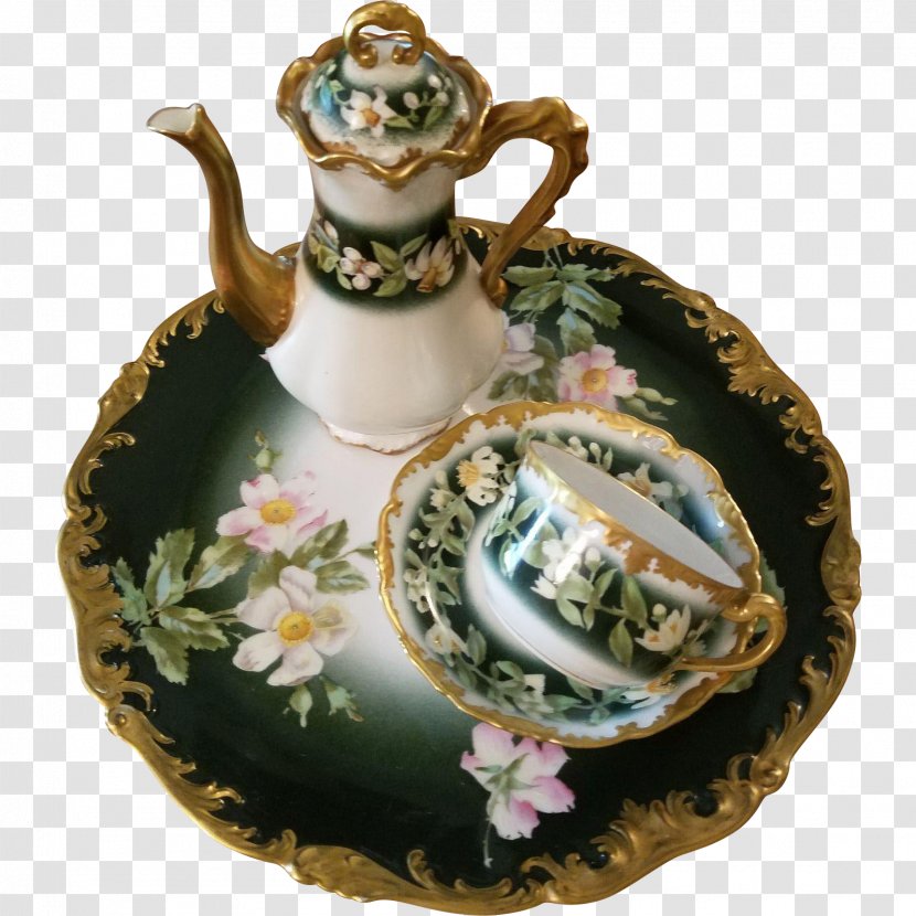 Teapot Vase Porcelain Tableware - Hand Painted Transparent PNG