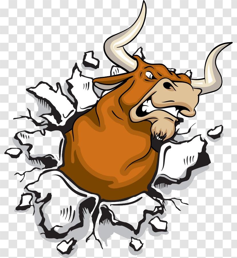 Cattle Ox Clip Art Bull Vector Graphics - Tail Transparent PNG