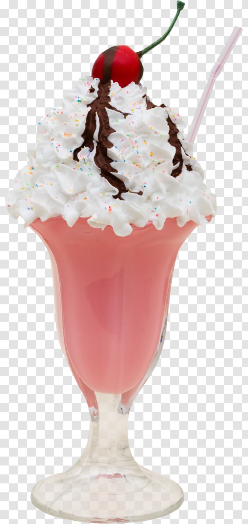 Chocolate Ice Cream Sundae Frozen Yogurt - Dessert - Milkshake Transparent PNG