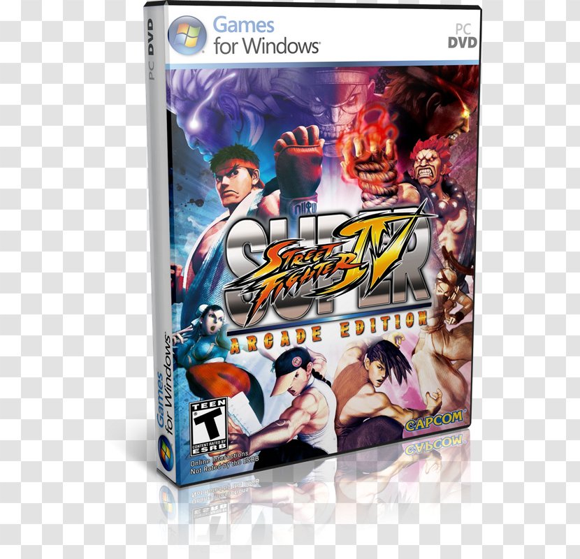 Super Street Fighter IV: Arcade Edition Xbox 360 X Tekken - Video Game Software - Technology Transparent PNG