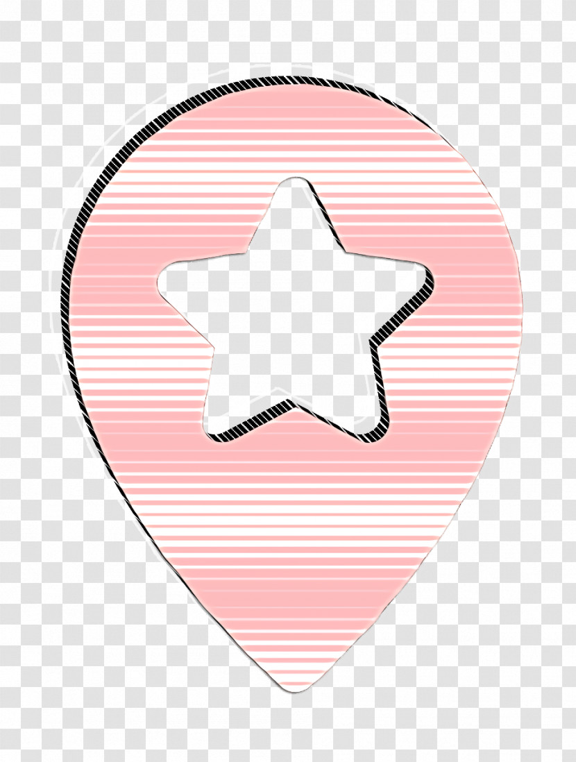 Star Icon Favorite Place Icon Maps And Location Fill Icon Transparent PNG