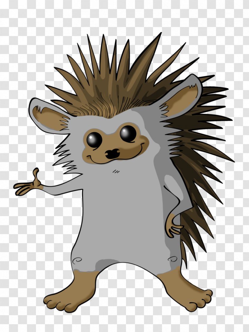 Hedgehog Cat Spine Porcupine Pet - Fictional Character Transparent PNG