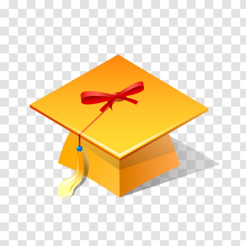 Bachelors Degree Hat - Academic - Bachelor Of Cap Yellow Vector Quasiphysical Transparent PNG