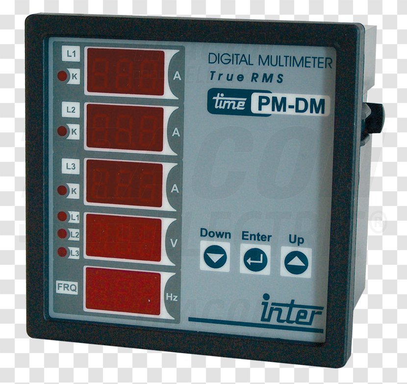 Electronics Voltmeter Ammeter Multimeter Frequency Counter - Electronic Instrument Cluster Transparent PNG