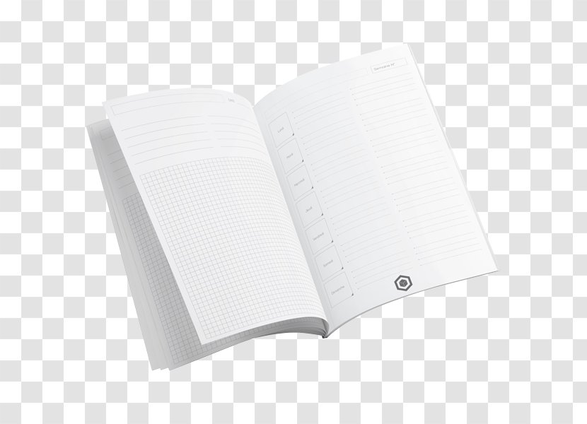 Notebook Fidelis Co - White - Broches Transparent PNG