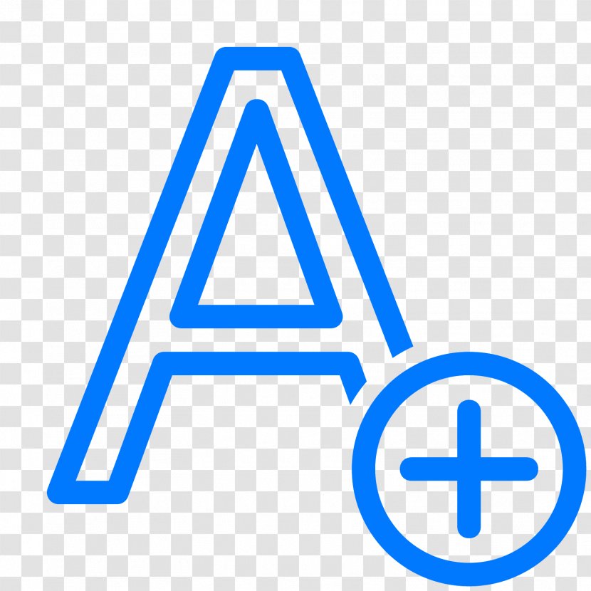 Icon Design Font - Blue - Volume Transparent PNG