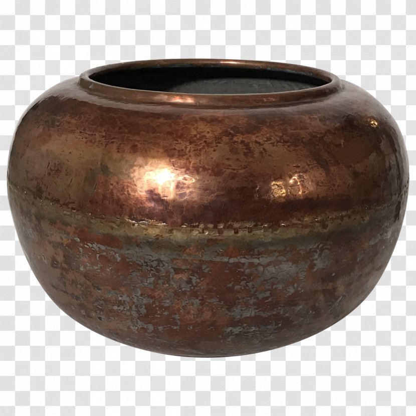 Patina Furniture Copper Ceramic Pottery - Pot Transparent PNG