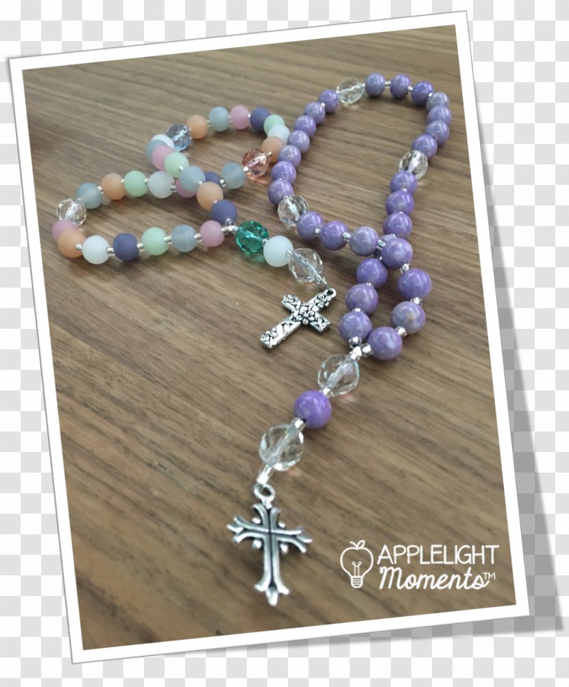 Bead Rosary Necklace Bracelet Turquoise - Religious Item Transparent PNG