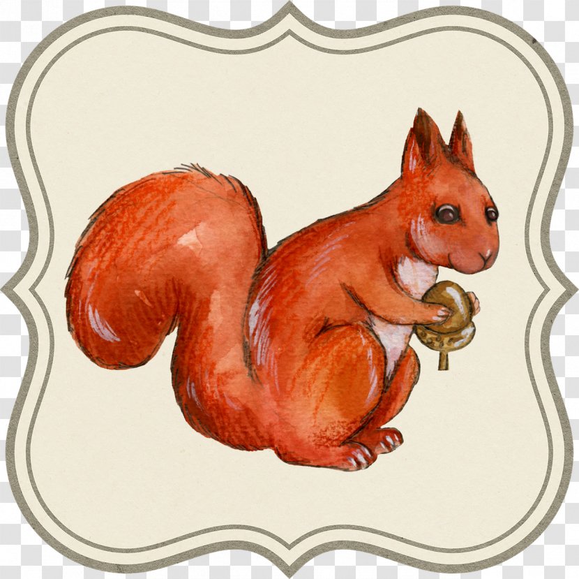 Paper Hot Air Balloon Vintage Clothing Scrapbooking - Squirrel Transparent PNG