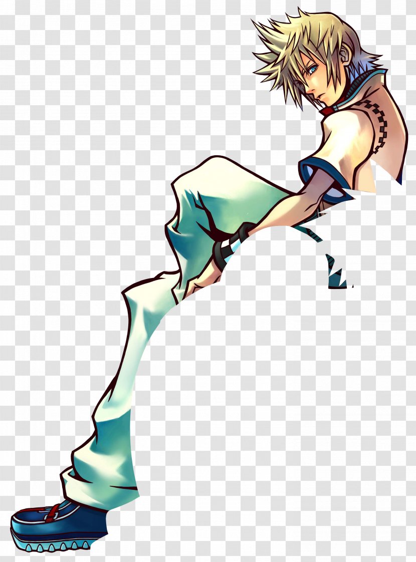 Kingdom Hearts III Roxas Character - Flower Transparent PNG