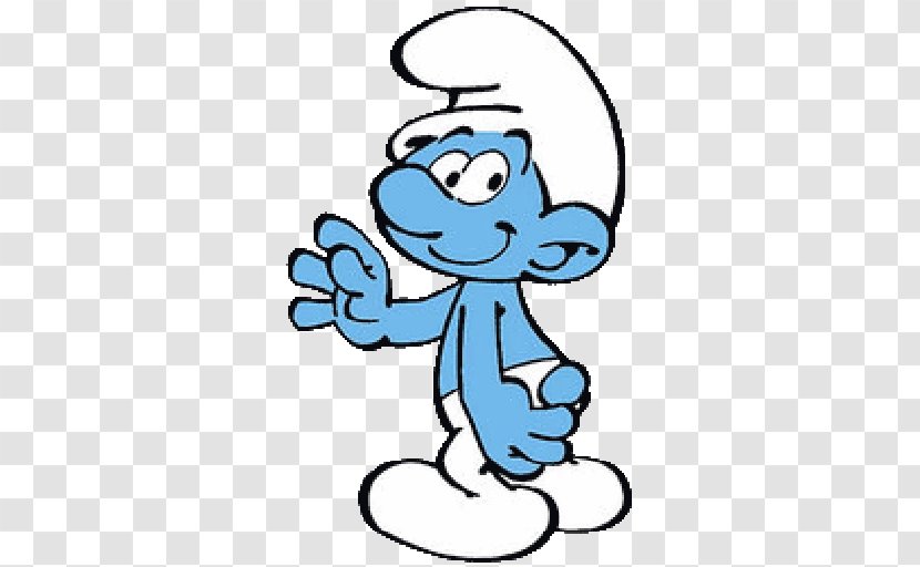 Grouchy Smurf Papa Baby Brainy Smurfette - Vexy Transparent PNG