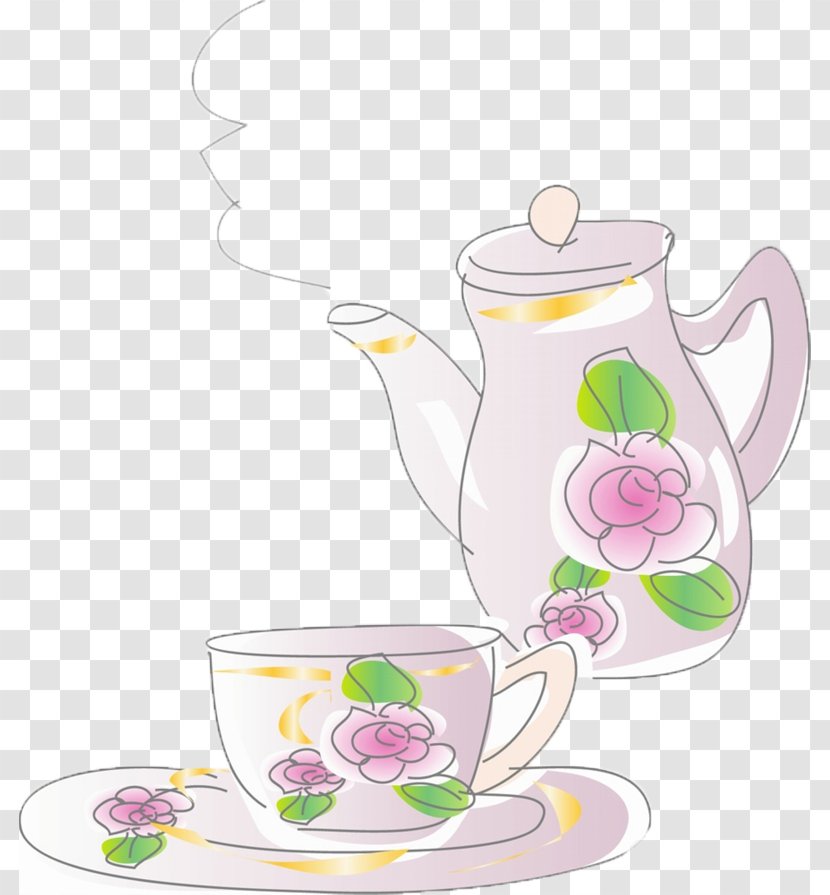 Tea Coffee Cup Illustration - Art Transparent PNG