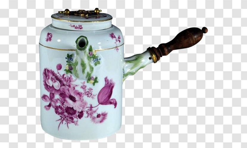 Meissen Porcelain Teapot Coffee - Tea Transparent PNG
