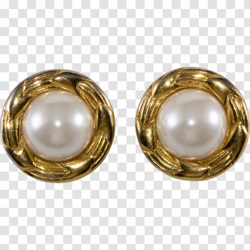 Imitation Pearl Earring Chanel Jewellery Transparent PNG