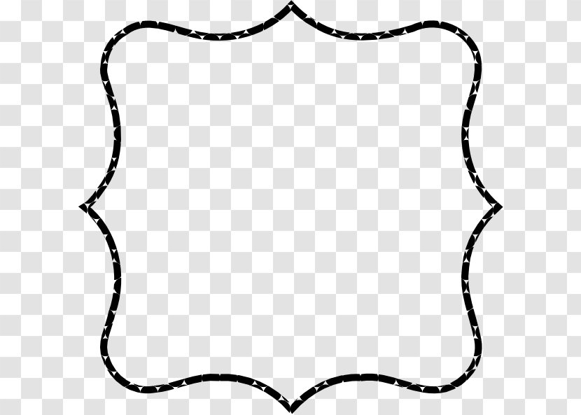 Picture Frames White Drawing - Black And - Arabesco Transparent PNG