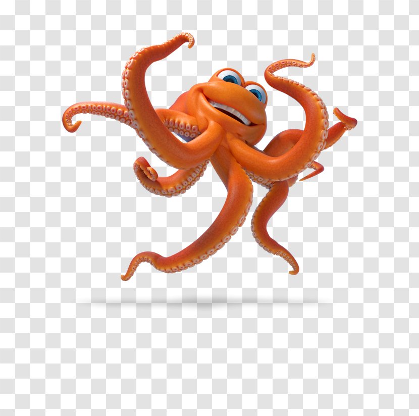 Octopus Cephalopod Orange S.A. - Invertebrate - Cloud Animation Transparent PNG
