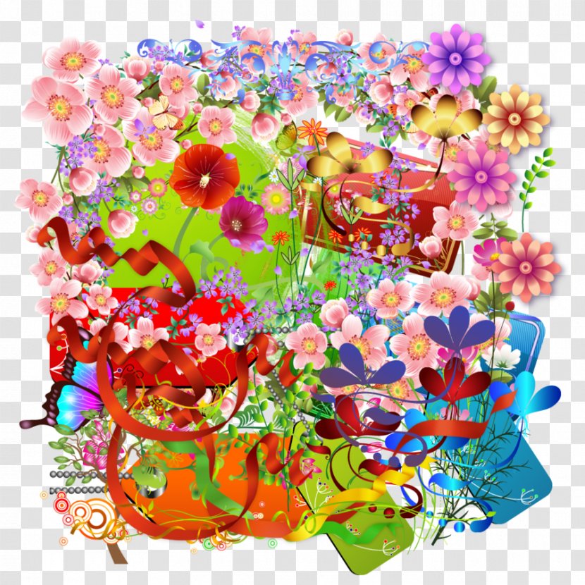 Floral Design Cut Flowers Flower Bouquet Illustration - Arranging - Lot Of Transparent PNG
