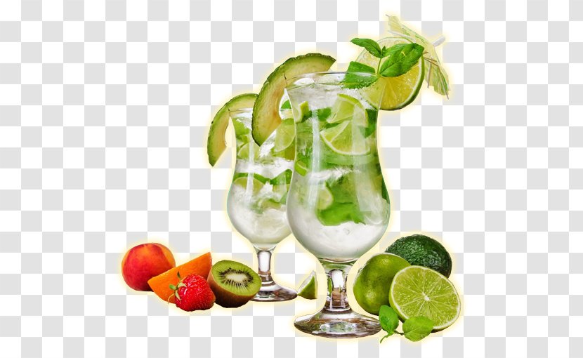 Mojito Cocktail Sangria Carbonated Water Drink - Mixed Transparent PNG