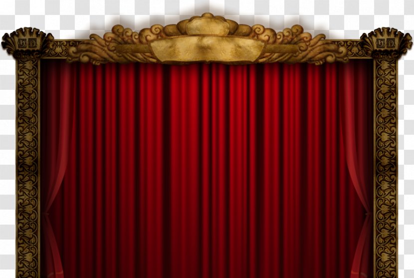 Theater Drapes And Stage Curtains Window Treatment - Theatre - Red Transparent PNG