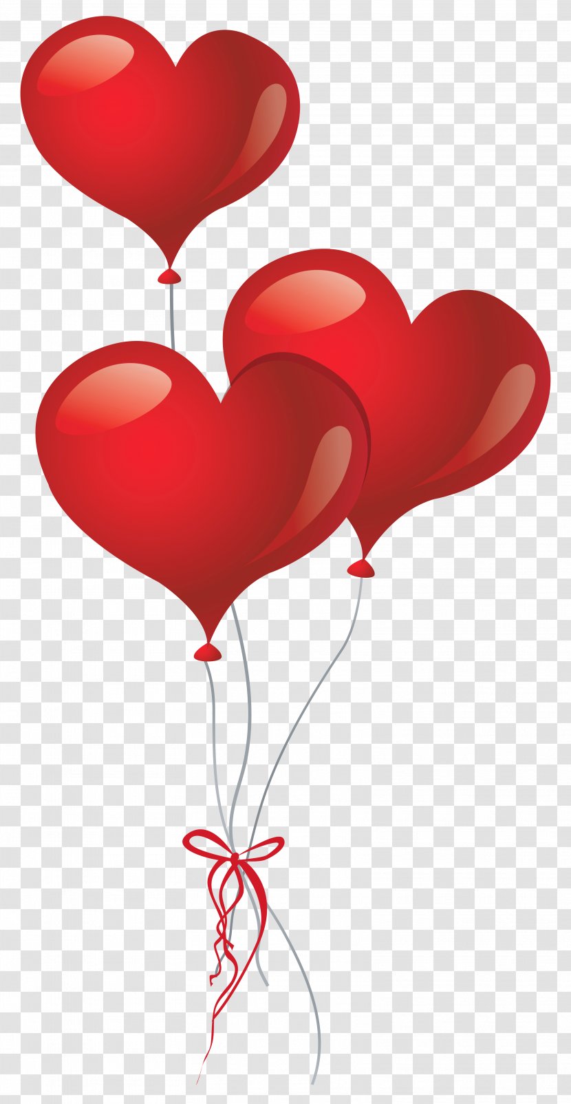 Heart Balloon Valentines Day Clip Art - Silhouette - Mini Cliparts Transparent PNG