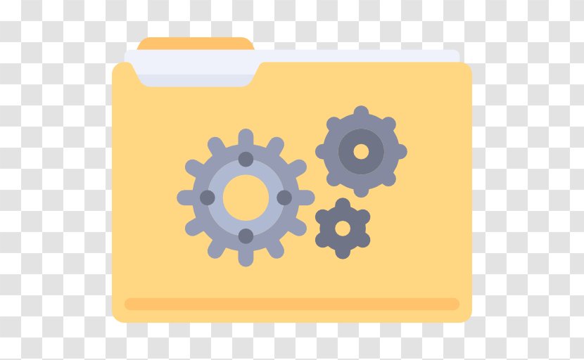 Gear Circle Icon - Flower - A Folder Symbol Transparent PNG
