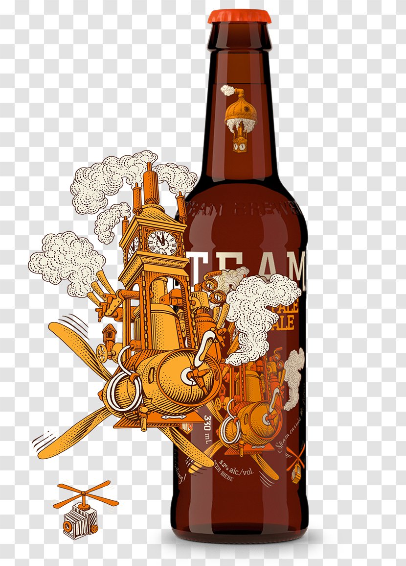 Beer Bottle Ale Steamworks Brewing Co. - Company Transparent PNG
