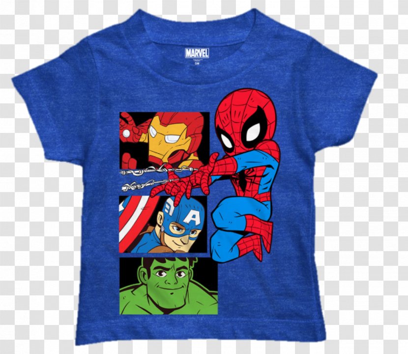 T-shirt Spider-Man Sleeve Superhero - Cartoon Transparent PNG