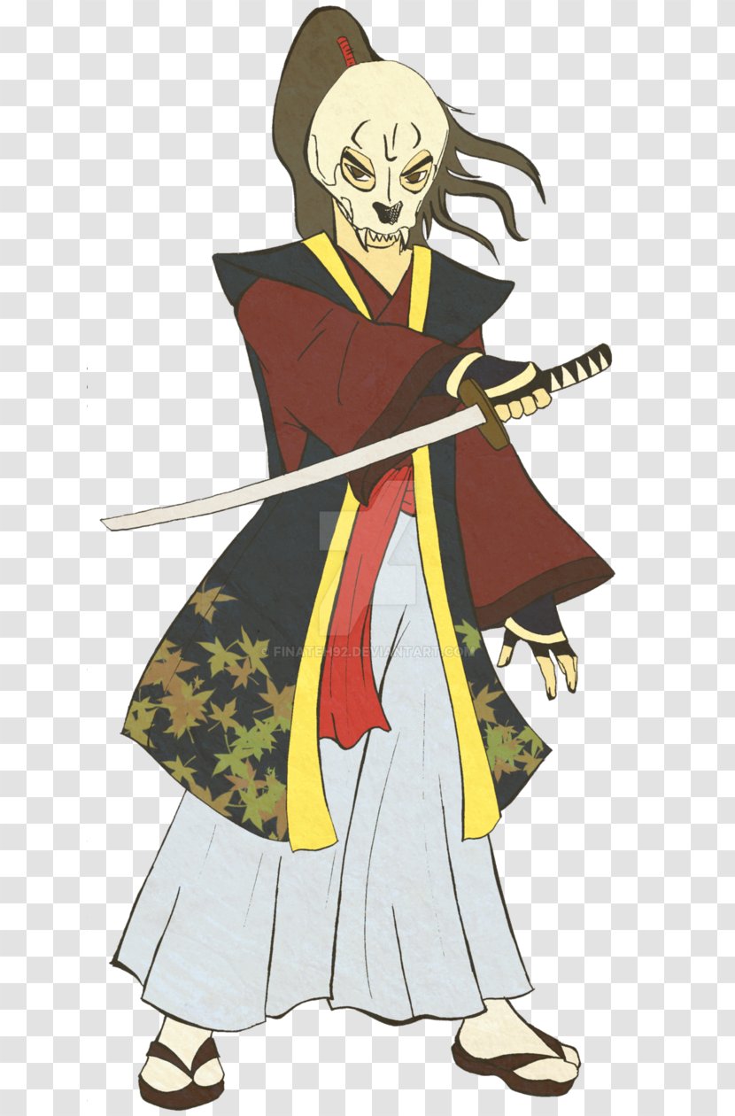 Character Costume Design Headgear - Samurai Skull Transparent PNG
