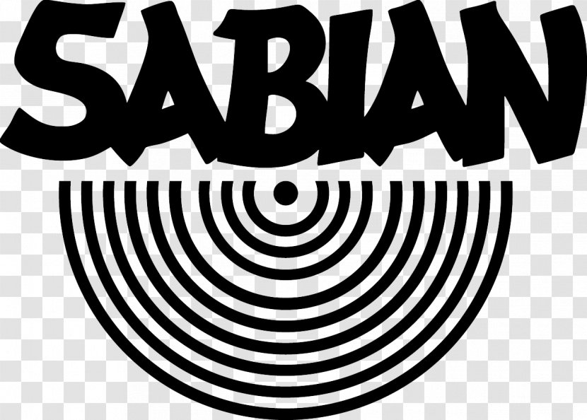 Logo Sabian Crash Cymbal Drums - Silhouette Transparent PNG