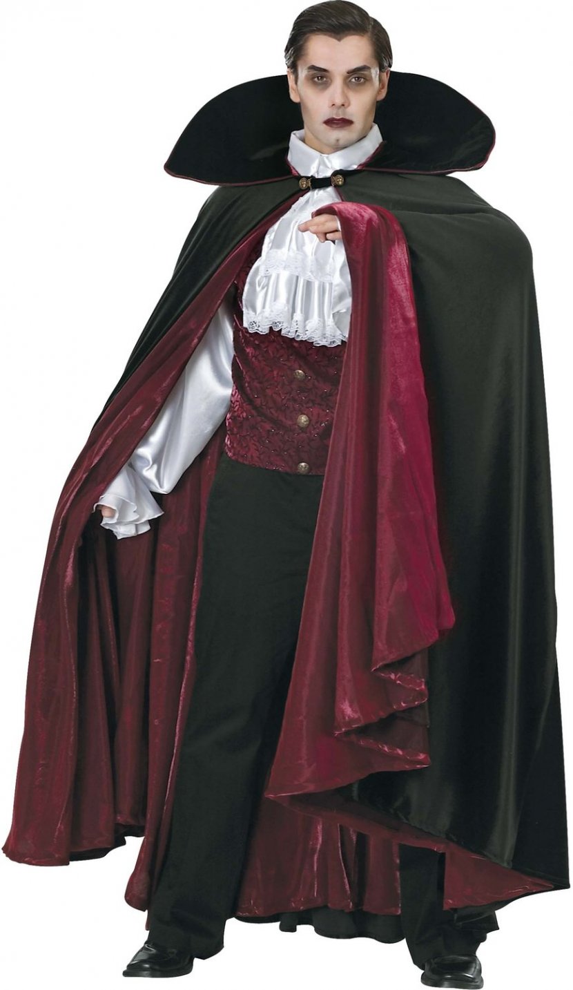 Transylvania Count Dracula Costume Party Halloween - Adult - Vampire Transparent PNG