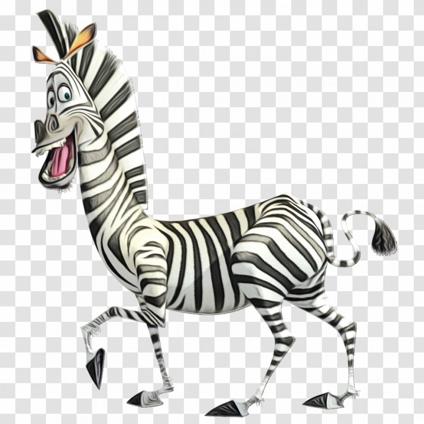 Zebra Cartoon - Figurine Toy Transparent PNG