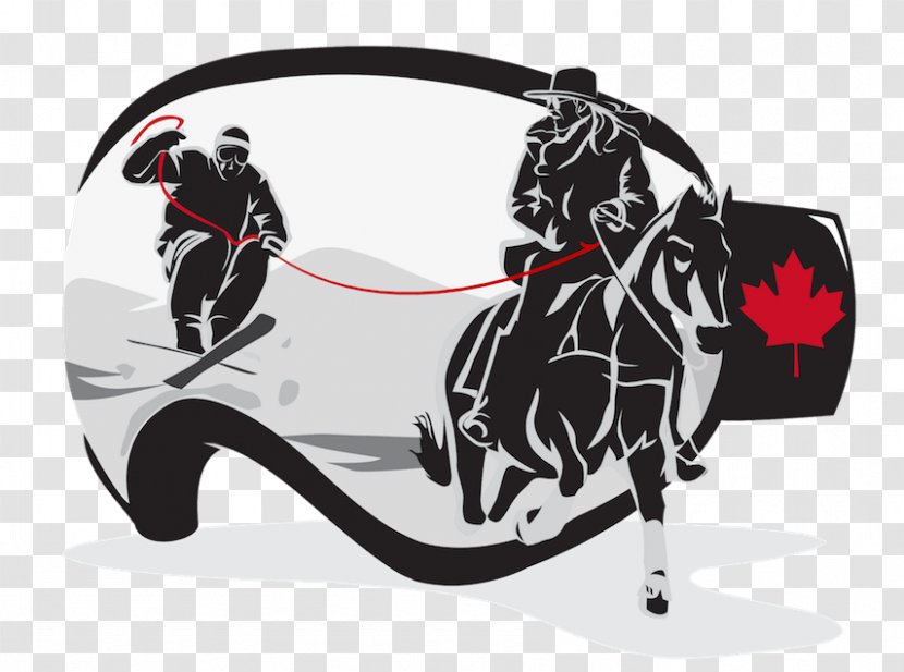 Canada Skijoring Horse Equestrian Way Out West Fest Transparent PNG