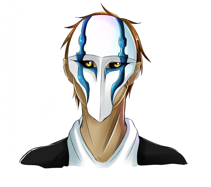 Yoruichi Shihouin Mask Visored Bleach Drawing - Neck - Chimera Transparent PNG