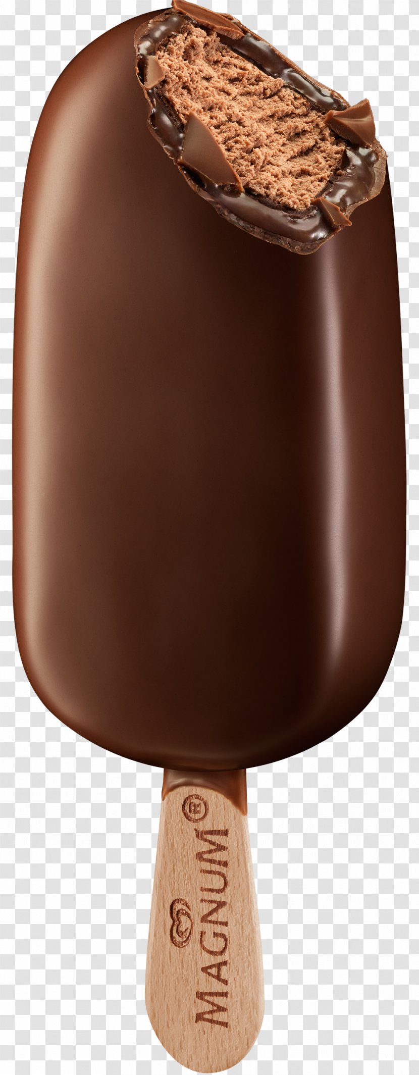 Chocolate Ice Cream Magnum Bar Transparent PNG