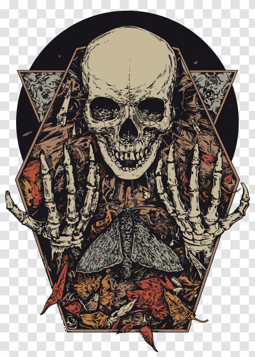 Visual Arts Digital Art Skull - Human Symbolism - Vector Skeleton Transparent PNG