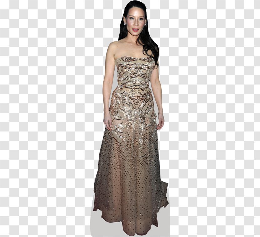 Shoulder Cocktail Dress Gown - Joint - Lucy Liu Transparent PNG