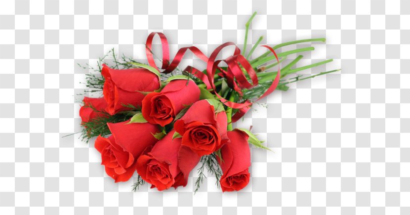 Flower Bouquet Rose Valentine's Day Cut Flowers - Garden Roses Transparent PNG