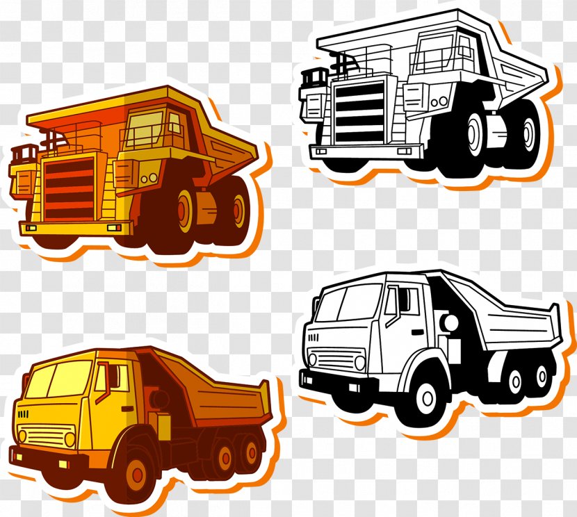 Car Truck Euclidean Vector - Mode Of Transport Transparent PNG