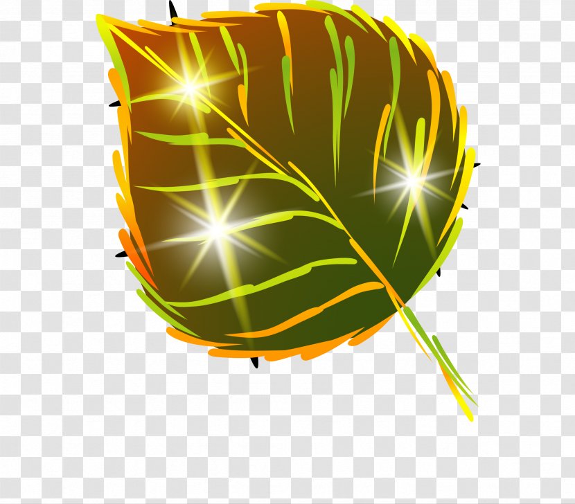 Leaf Autumn - Organism - Gold Transparent PNG