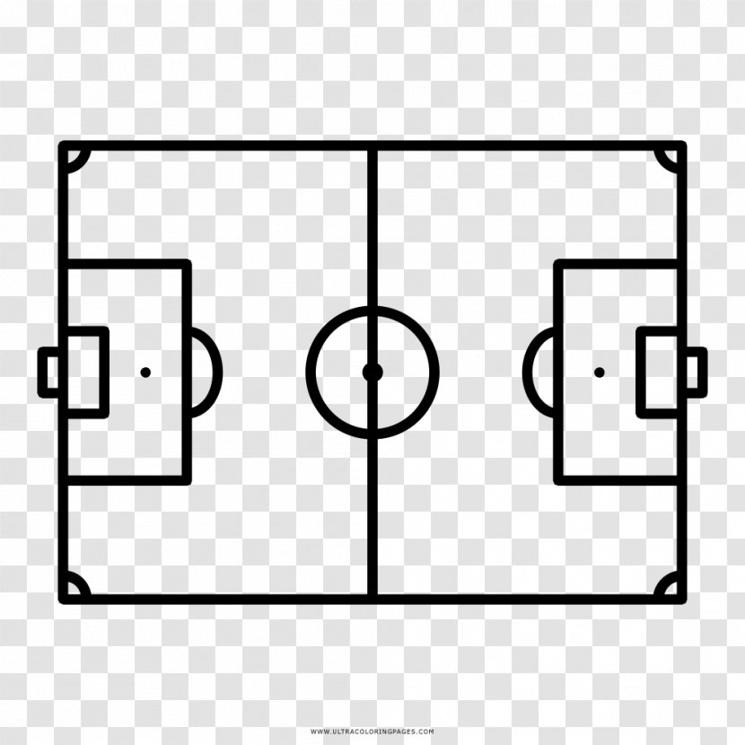 Football Pitch Coloring Book Sport Player - Frame - Futebol Transparent PNG
