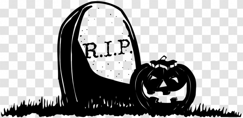 Halloween Headstone Cemetery Rest In Peace Clip Art - Free Content - Images Of Pumpkin Transparent PNG