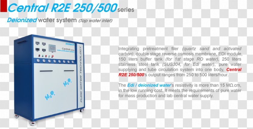 Purified Water Ultrapure Reverse Osmosis System Transparent PNG